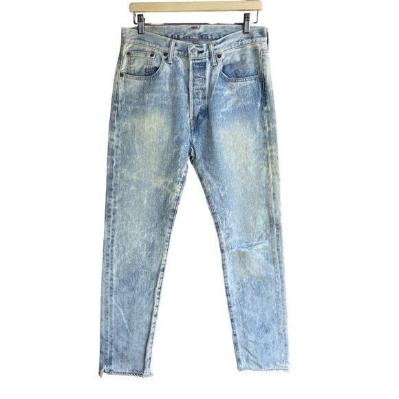 Levi’s Other - Levi’s Mens 501 Light Acid Wash High Rise Jeans Size 30/32
